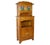 Art Nouveau Buffet in Oak and Tiffany Style Glass, 1910s For Sale - Image 3 of 13