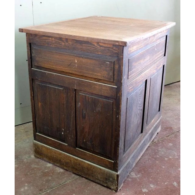 Vintage Italian Chestnut Desk, 1920s For Sale - Image 3 of 5