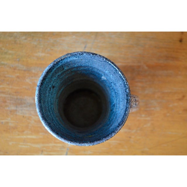 Brutalist Ceramic Pitcher Vase from Accolay, 1950s For Sale - Image 9 of 12