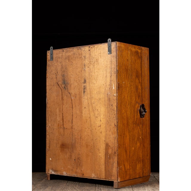 Wood Early 20th Century DeLaval Cream Separators Cabinet For Sale - Image 7 of 17
