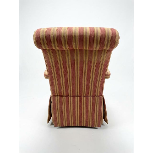 Vintage Skirted Armchairs For Sale In Monterey, CA - Image 6 of 6