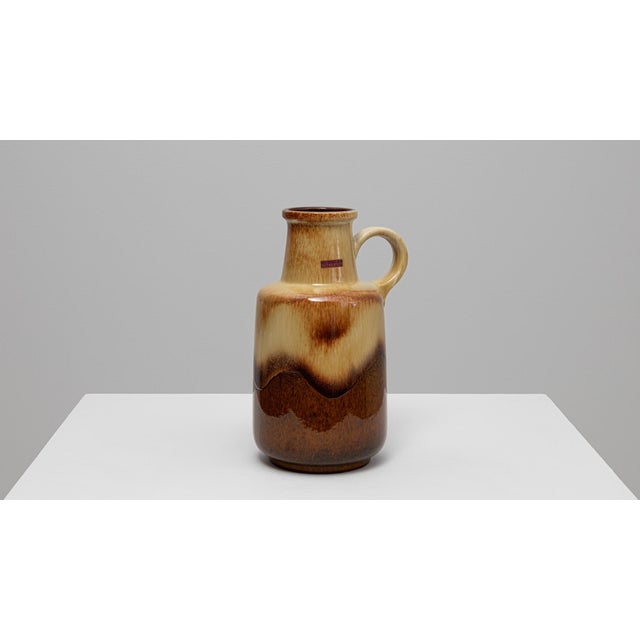 Mid 20th Century 20th Century German 'W. Germany' Ceramic Vase For Sale - Image 5 of 18