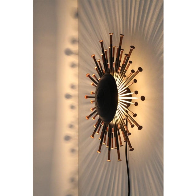 Large Vintage Sun Wall Lamp from Dantoft, 1960s For Sale - Image 11 of 14