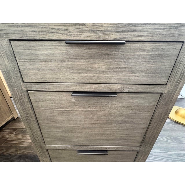 Rh Laguna Storage Desk – Grey Driftwood For Sale - Image 13 of 18