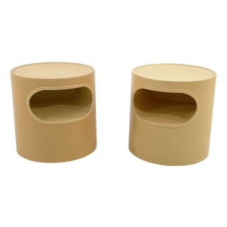 Giano Vano Side Tables by Emma Gismondi for Artemide, 1970s, Set of 2 For Sale