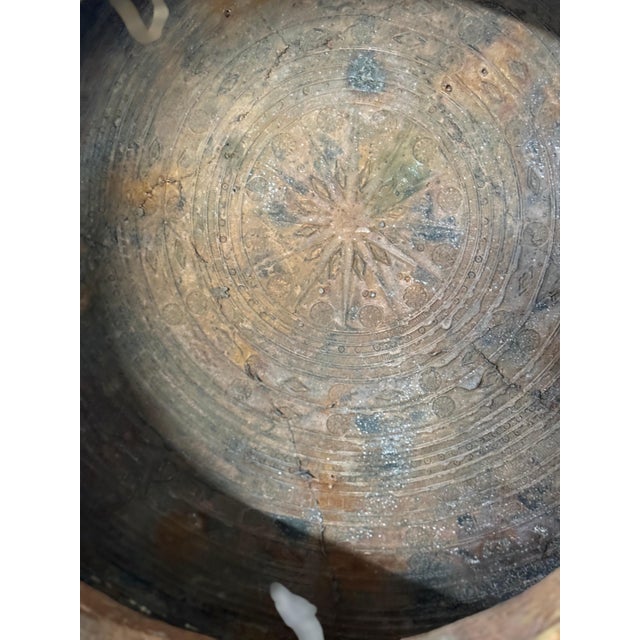 Early 20th Century Southeast Asian Gilded Buddha Sculpture on Bronze Rain Drum Base For Sale - Image 13 of 18