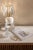 Traditional Eclipse Cream Crystal Shade Mini Lamp For Sale - Image 3 of 7