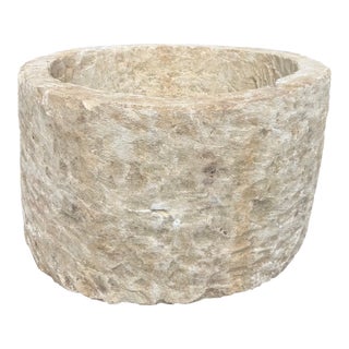 Antique Limestone Trough 5526e For Sale