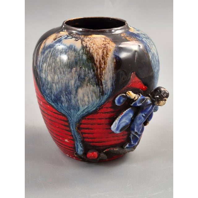 Vintage Japanese Sumida Gawa Jar Vase, 1920s For Sale - Image 6 of 13