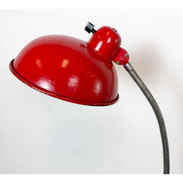 Large Vintage Industrial German Workshop Table Lamp from Helo Leuchten, 1950s For Sale - Image 6 of 18