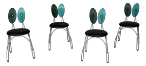 Italian Jessica Chairs from Studio Dl for Zerodisegno, 1990s, Set of 2