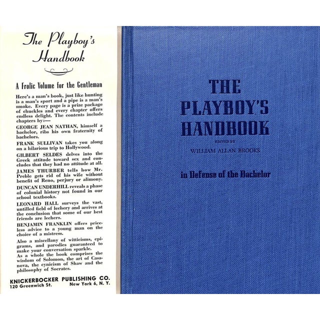 Paper "The Playboy's Handbook: A Frolic Volume for the Gentleman" 1943 Brooks, William Allen For Sale - Image 7 of 8