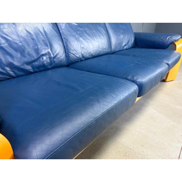 Vintage Pegasus 3 Seater Reclining Sofa by Ekornes, Norway, 1990s For Sale - Image 12 of 15