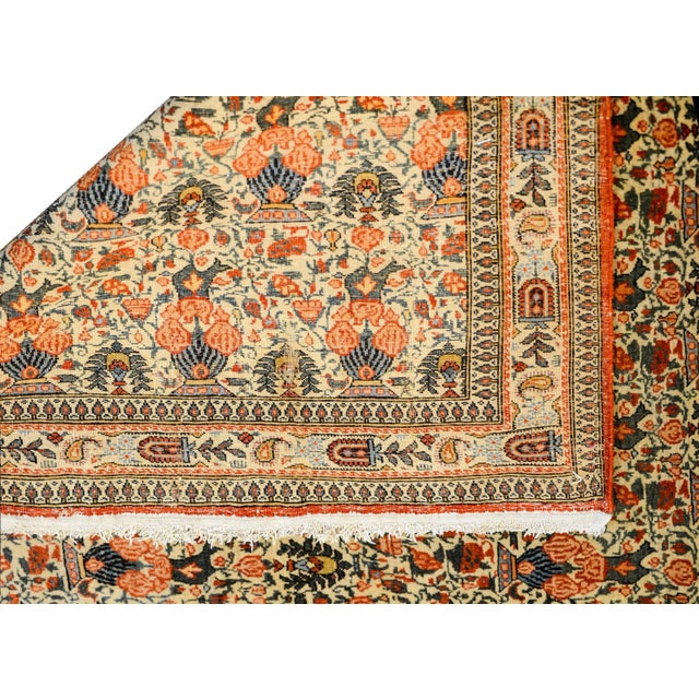 Textile Early 20th Century Tehran Rug For Sale - Image 7 of 7