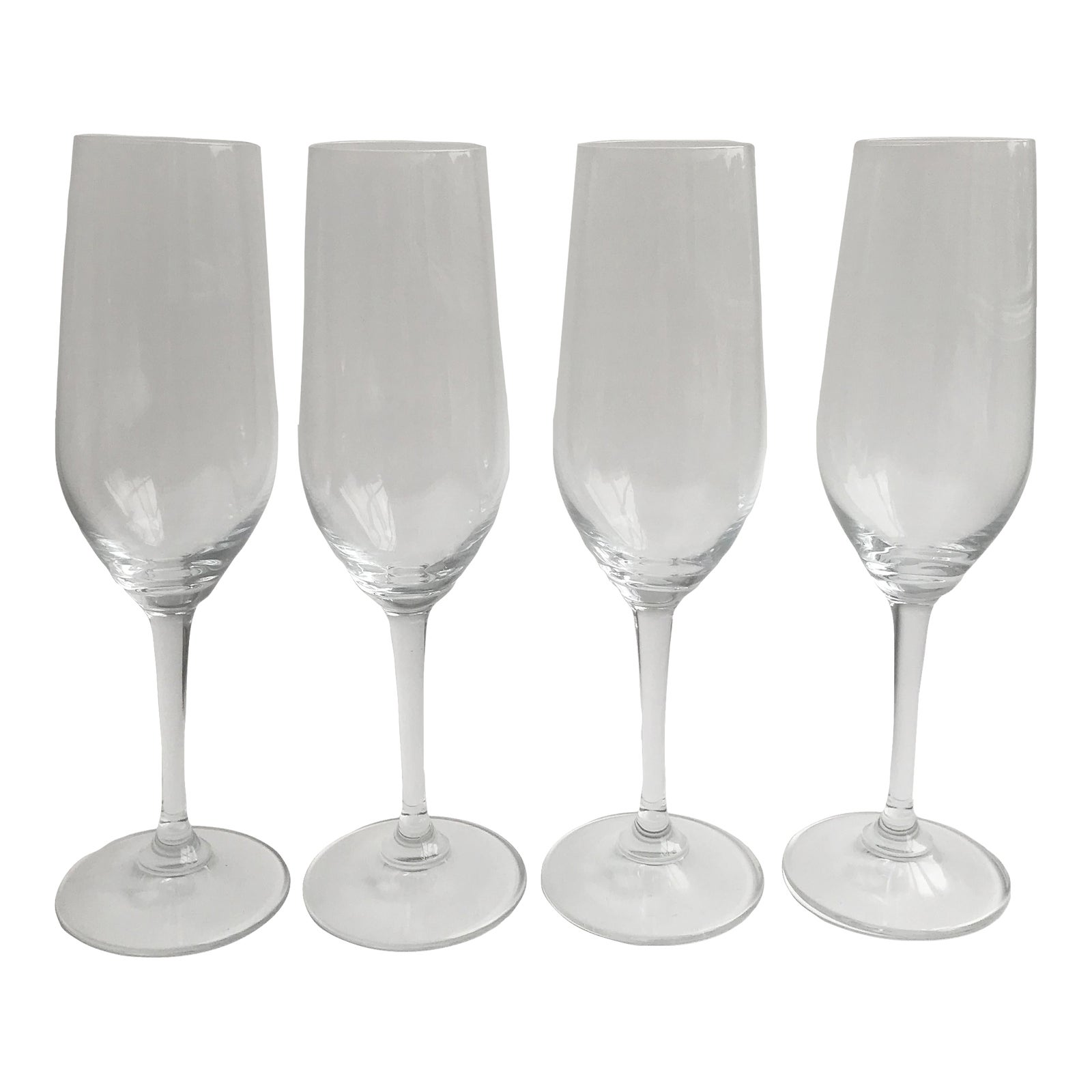 Vintage Riedel See Smell Taste Champagne Flutes Glasses Set of 4 Chairish