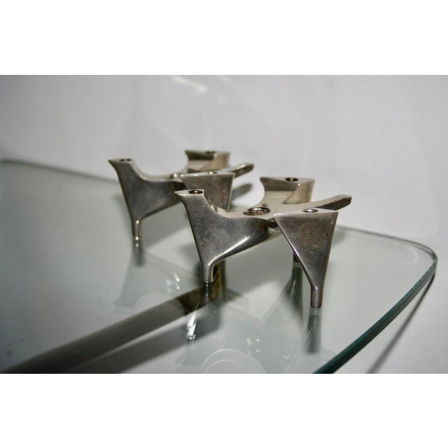 Bird-in-Flight Candlesticks from Hammonia Motard, 1960s, Set of 2 For Sale - Image 3 of 10