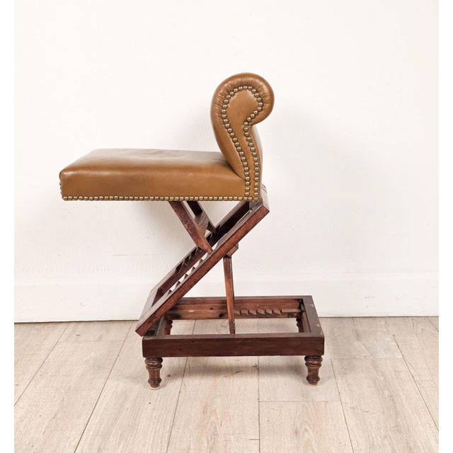 Victorian/Edwardian Adjustable Gout Stool For Sale - Image 12 of 12