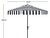 Contemporary Elsa Fashion Line 11 Ft Umbrell - Black/White For Sale - Image 3 of 4