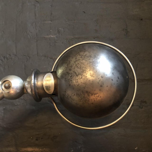 Vintage 2 Arm Floor or Desk Light by Jean-Louis Domecq for Jielde For Sale - Image 4 of 7