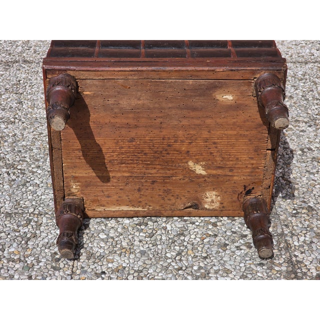 Louis XVI Venetian Book-Shaped Chest in Stained Fir and Leather, Late 18th Century For Sale - Image 11 of 12