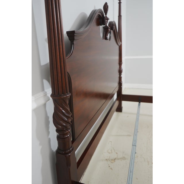Henkel Harris Henkel Harris King Size Model 172 Mahogany Poster Bed For Sale - Image 4 of 17