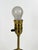 Art Deco Sculptural Brass Table Lamp with Female Figure, Sweden, 1940s For Sale - Image 6 of 9