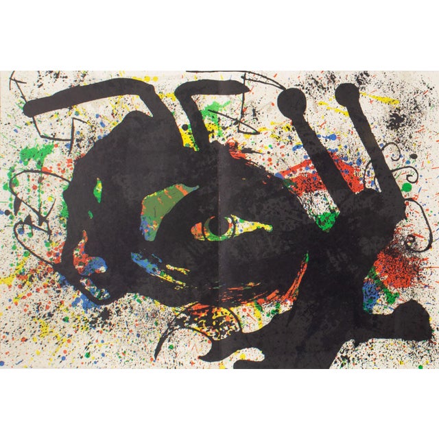 Abstract 1973 Lithograph From “Derriere Le Miroir,” No. 203 by Joan Miró For Sale - Image 3 of 8