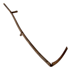 Antique Wood and Iron Farm Scythe