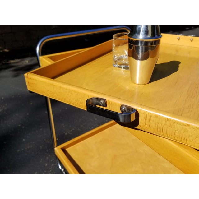 European Mid-Century Bar Cart For Sale - Image 6 of 10