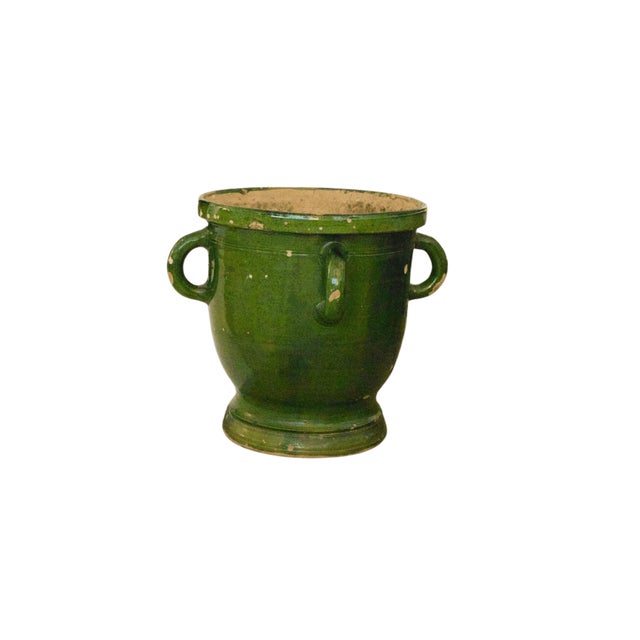 French Provincial Early 19th Century French Castelnaudary XL Terracotta Planter For Sale - Image 3 of 3