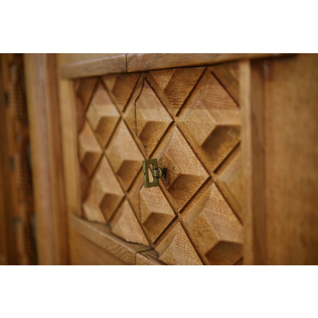 Oak Sideboard by Charles Dudouyt, 1940s For Sale - Image 3 of 16
