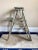 American 19th Century Distressed Green Paint Step Ladder For Sale - Image 3 of 13