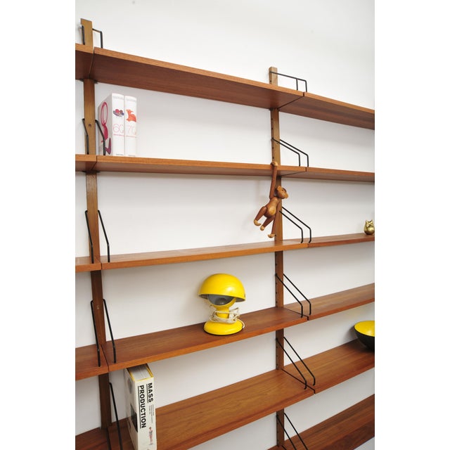 Royal System Teak Wall Shelf by Poul Cadovius for Cado, 1950s For Sale - Image 13 of 17