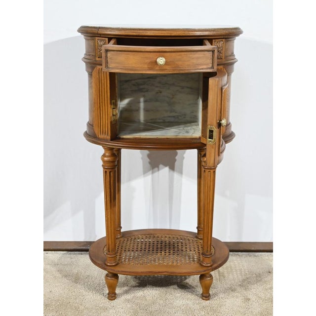 1920s Small Beech Drum Table, 1920 For Sale - Image 5 of 18