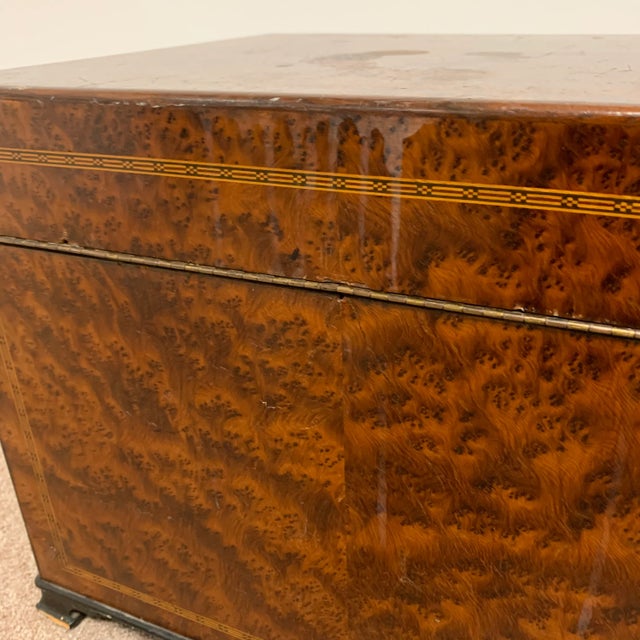 Wood Alfred Dunhill of London Early 20th C. Large Cigar Humidor Box For Sale - Image 7 of 13