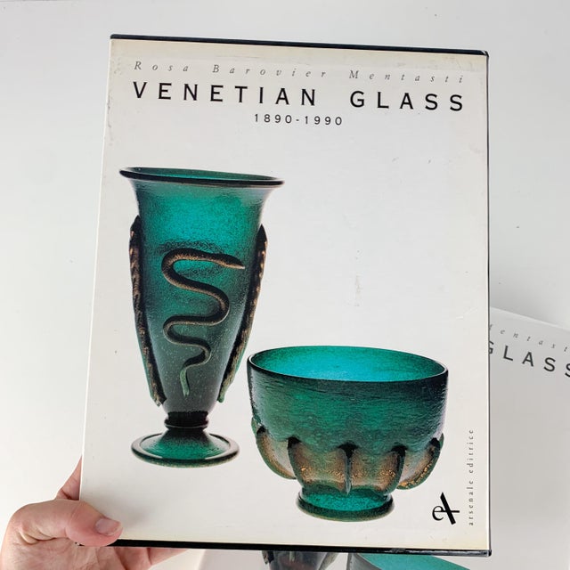 Art Deco Vintage Venetian Glass Hc Coffee Table Art Book Mentasti 1890-1990 For Sale - Image 3 of 12