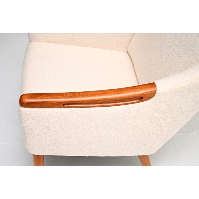 1960s Vintage Scandinavian Teak Armchair, 1960 For Sale - Image 5 of 7