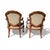 Brown Pair of Early 20th Century Louis XV-Style Carved Wood Armchairs With Tapestry Upholstery For Sale - Image 8 of 14