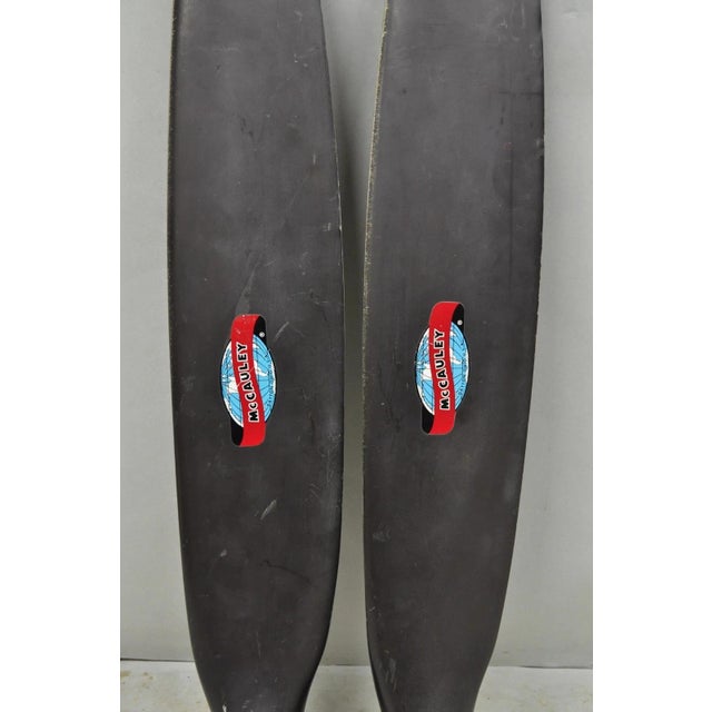 Late 20th Century Vintage McCauley Tcp3ea Aluminum Propeller Blades Model 90dcb-8 - 2 Pc Set For Sale - Image 5 of 18