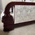 Antique American Empire Mahogany Sofa With Rolled Arms and Tufted White Upholstery For Sale In Miami - Image 6 of 7