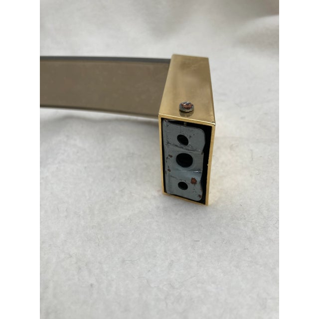 1990s Fontana Arte Art Glass Italian 24" Towel Bar For Sale - Image 4 of 6