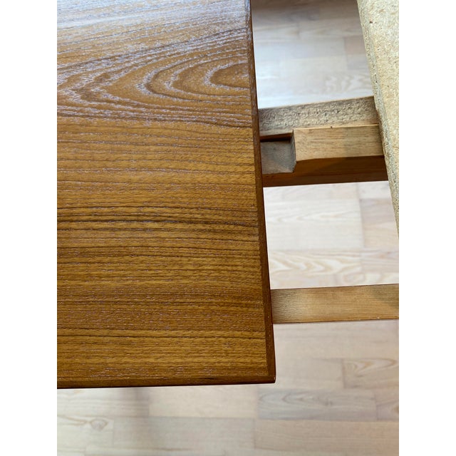 Wood Teak Dining Table attributed to Henning Kjærnulf for Vejle Mobelfabrik For Sale - Image 7 of 18