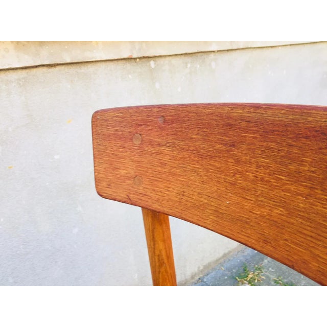 Mid-Century Modern Oak BM 236 Side Chairs by Børge Mogensen for Fredericia, 1950s, Set of 2 For Sale - Image 3 of 8