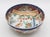 Circa 1880 Imari crane motif fruit bowl, Japan. The outside in trailing bittersweet & gilded vines below a diapered blue...