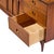 Wood Broyhill Brasilia Mid Century Walnut and Brass Lowboy 9 Drawer Dresser For Sale - Image 7 of 10