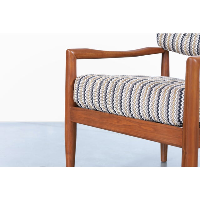 Wood Mid-Century Modern Walnut Lounge Chairs by Adrian Pearsall for Craft Associates, 1960s For Sale - Image 7 of 12