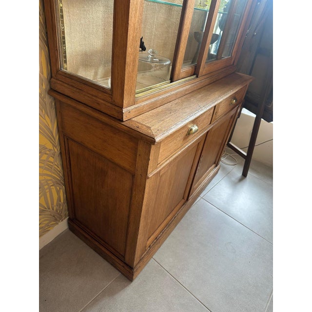 Oak Display Cabinet, 1900s For Sale - Image 4 of 18