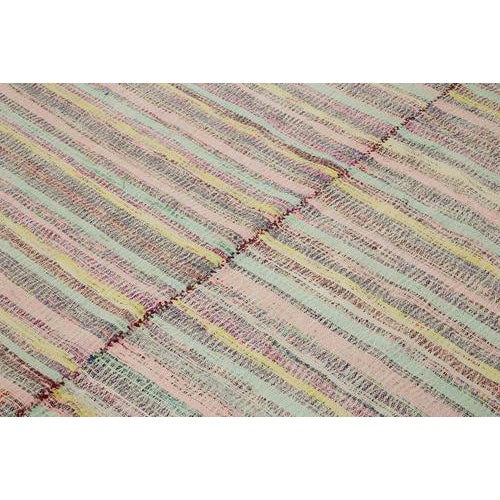 Vintage Turkish Flatweave Kilim Rug For Sale - Image 5 of 7
