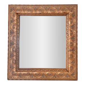 Mirror With Antique Gilded Carved Wood Frame