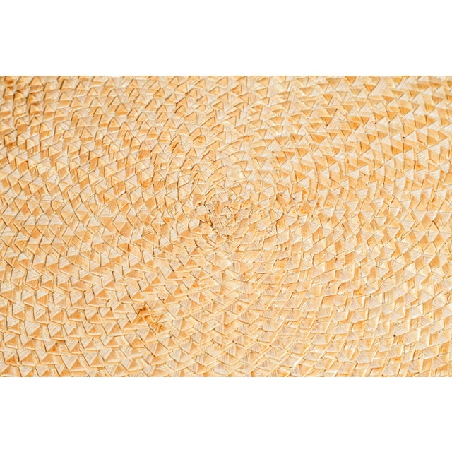 Brown Charming Vintage Straw Men's Boater Hat Brooks Brothers Lock & Co. Fashion Decor Prop For Sale - Image 8 of 15